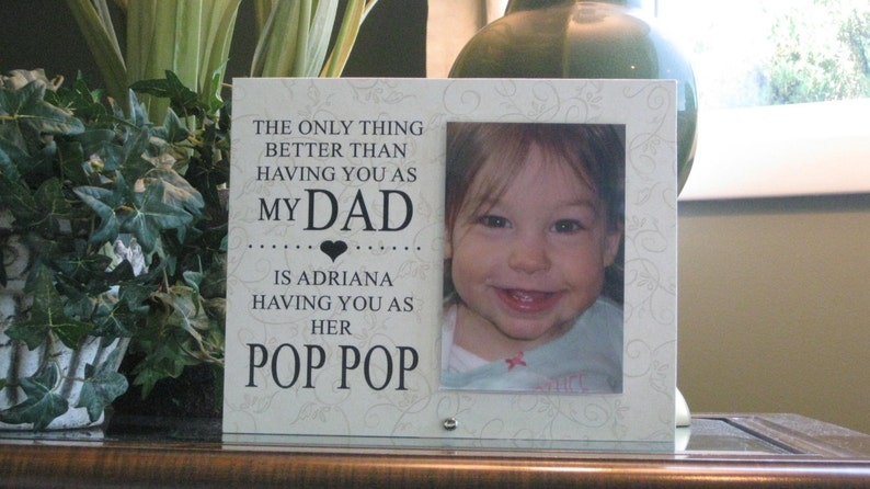 4x6 photo Gift for Pop Pop Pop Pop personalized gift SELECT ANY GRANDFATHER Name Saying /& Paper Choice Personalized Gift for Pop Pop