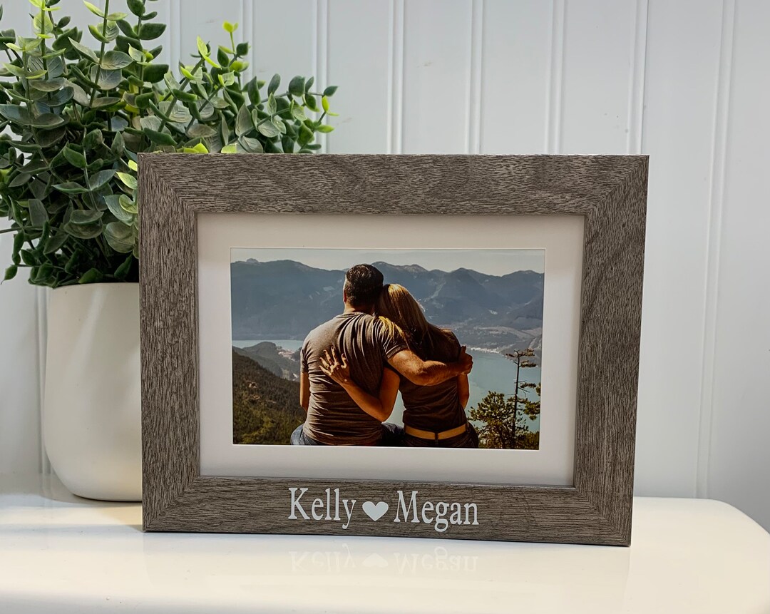 COUPLE GIFT Couple Frame Personalized Couple Picture Frame Etsy
