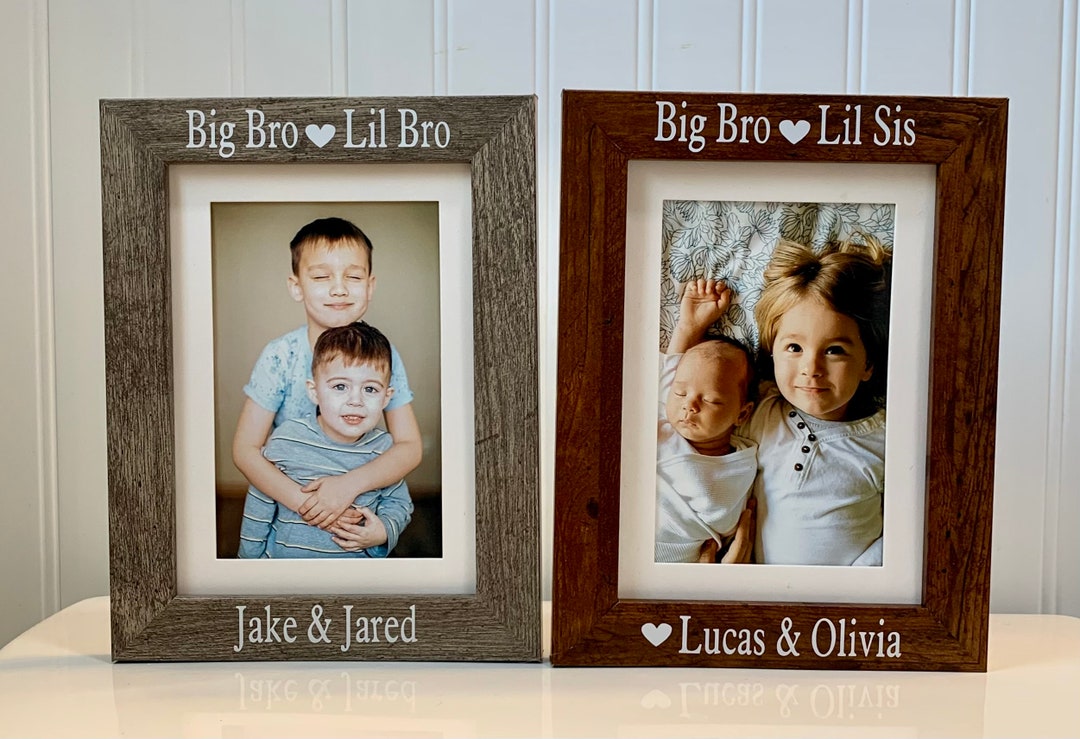 BIG BROTHER Gift, Big Brother Frame, Big Brother Picture Frame, Big