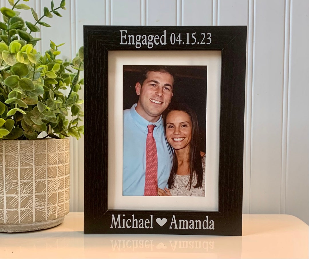 ENGAGEMENT GIFT, Engagement Frame, Engagement Picture Frame, Engagement