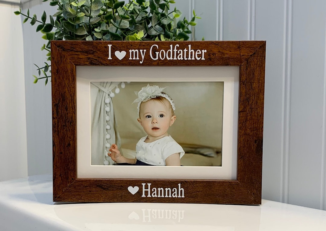 GODFATHER GIFT, Godfather Frame, Godfather Photo Frame, Godfather