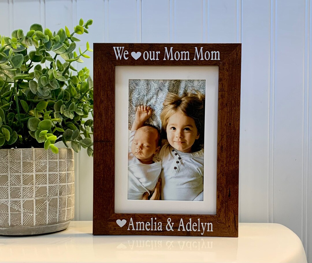 MOM MOM Gift select Any Grandparent Name, Mom Mom Frame, Mom Mom