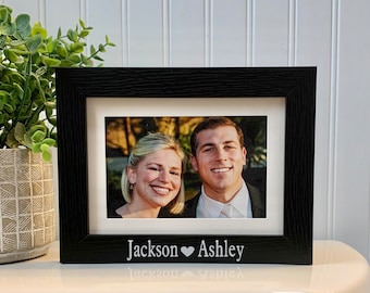 WEDDING GIFT, Wedding frame, Personalized Wedding picture frame, Wedding photo frame, For Bride and Groom, Anniversary frame gift for Couple