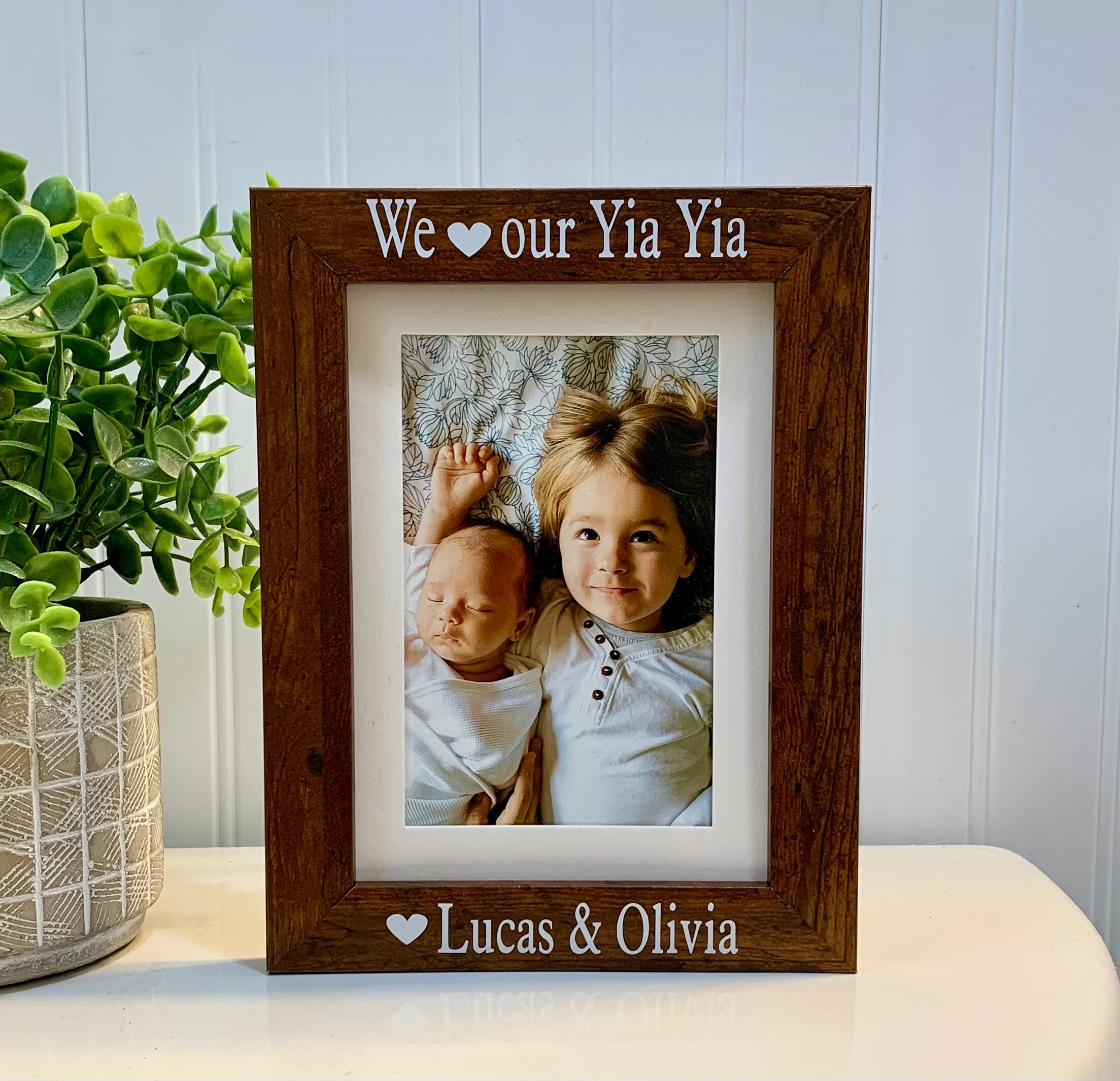 We Love Yia Yia (select Any Grandparent Name), Personalized Yia