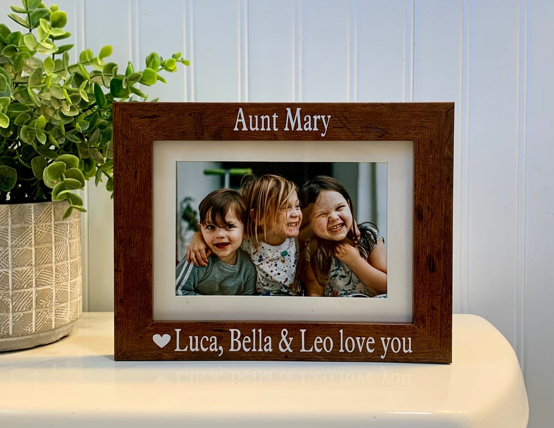 AUNT GIFT, Aunt Frame, Aunt Picture Frame, Aunt Photo Frame