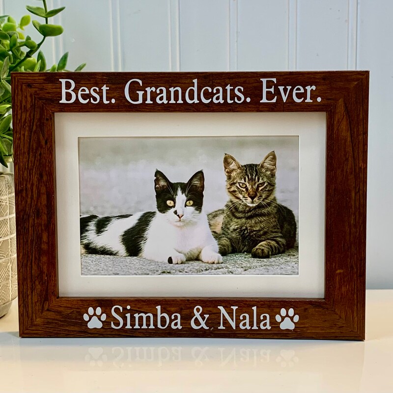 Cat Picture Frame - Etsy