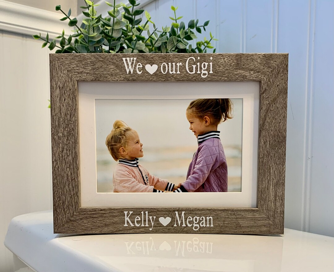We Love Gigi Gift SELECT ANY GRANDPARENT Name, Gigi Frame, Gigi Picture