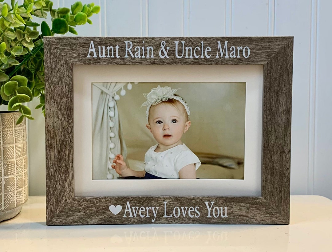 AUNT AND UNCLE Gift, Aunt and Uncle Frame, Aunt and Uncle Picture Frame