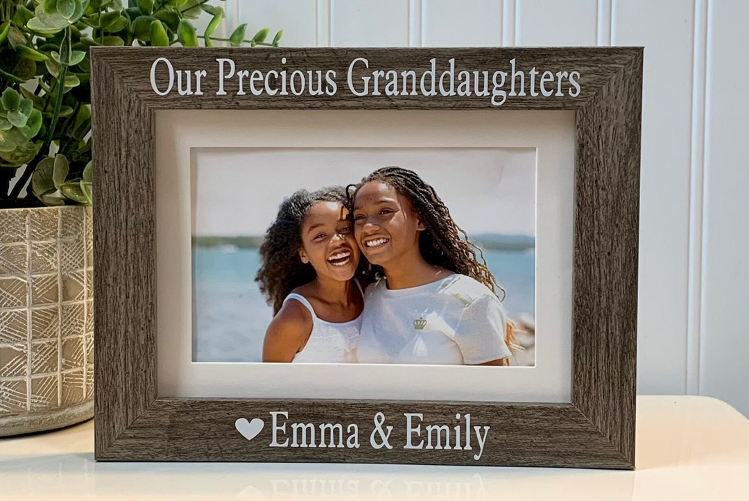 OUR/MY GRANDDAUGHTERS Gift, Granddaughter Frame, Granddaughter Picture