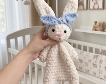 Bunny Crochet Pattern PDF Baby Bonnie Bunny Crochet Low Sew No Sew Amigurumi Pattern Cute Baby Bunny Rabbit