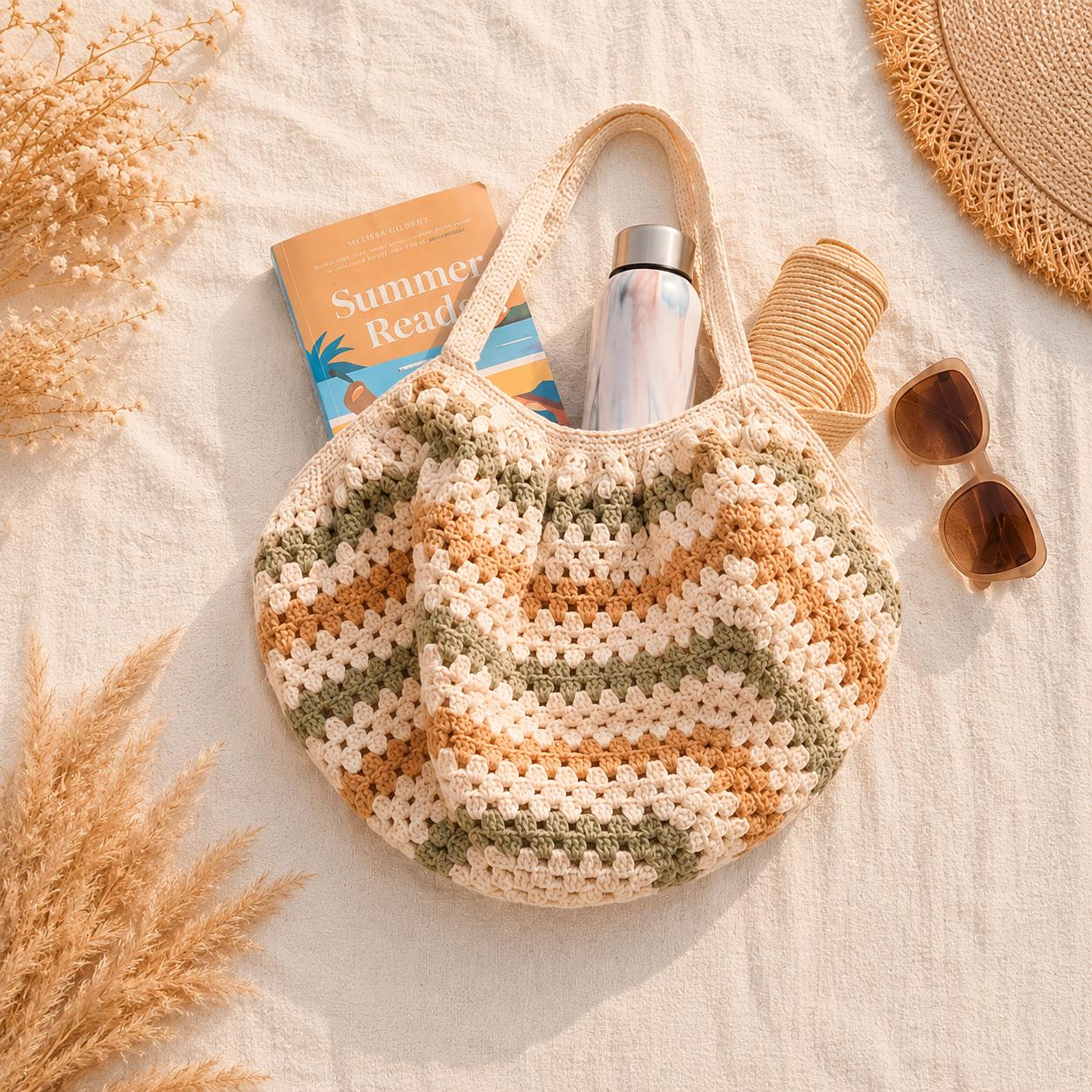 French Market Bag Crochet Pattern