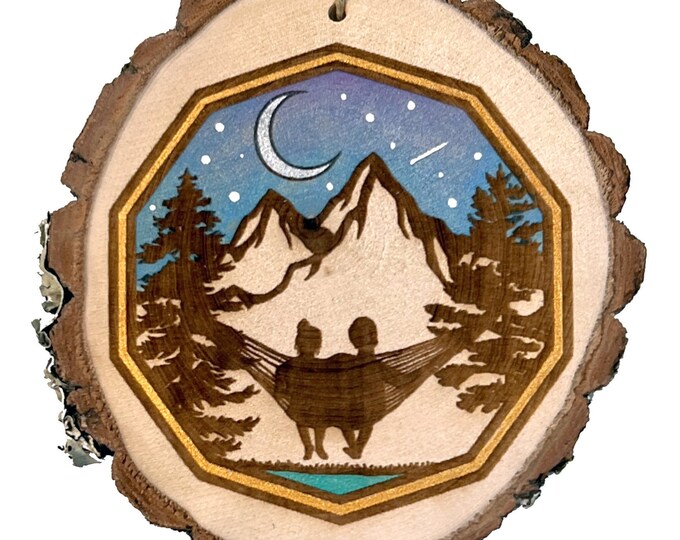 Hammock Ornament Couple Ornament Forest Ornament Woodland Etsy