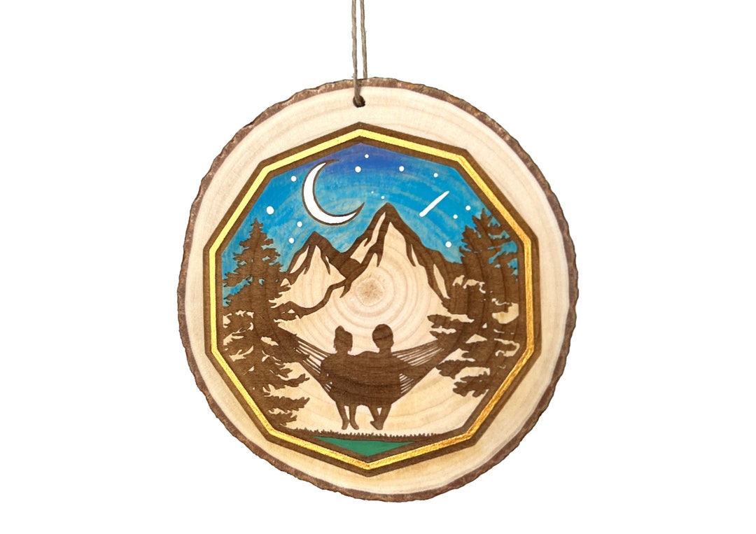 Hammock Ornament Couple Ornament Forest Ornament Woodland Etsy