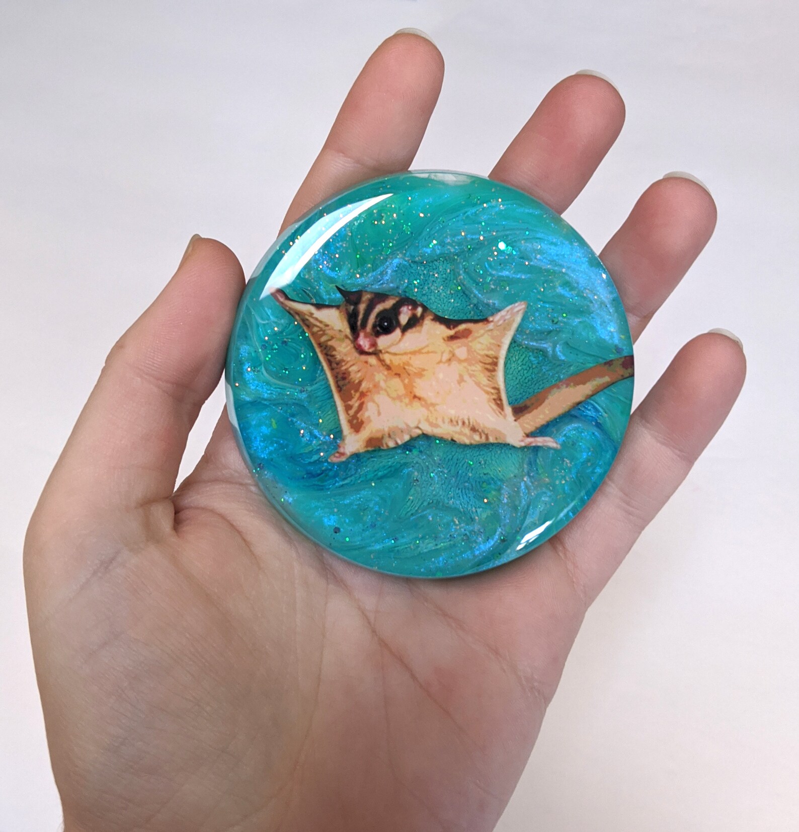 Sugar Glider Resin Animal Colorful Etsy