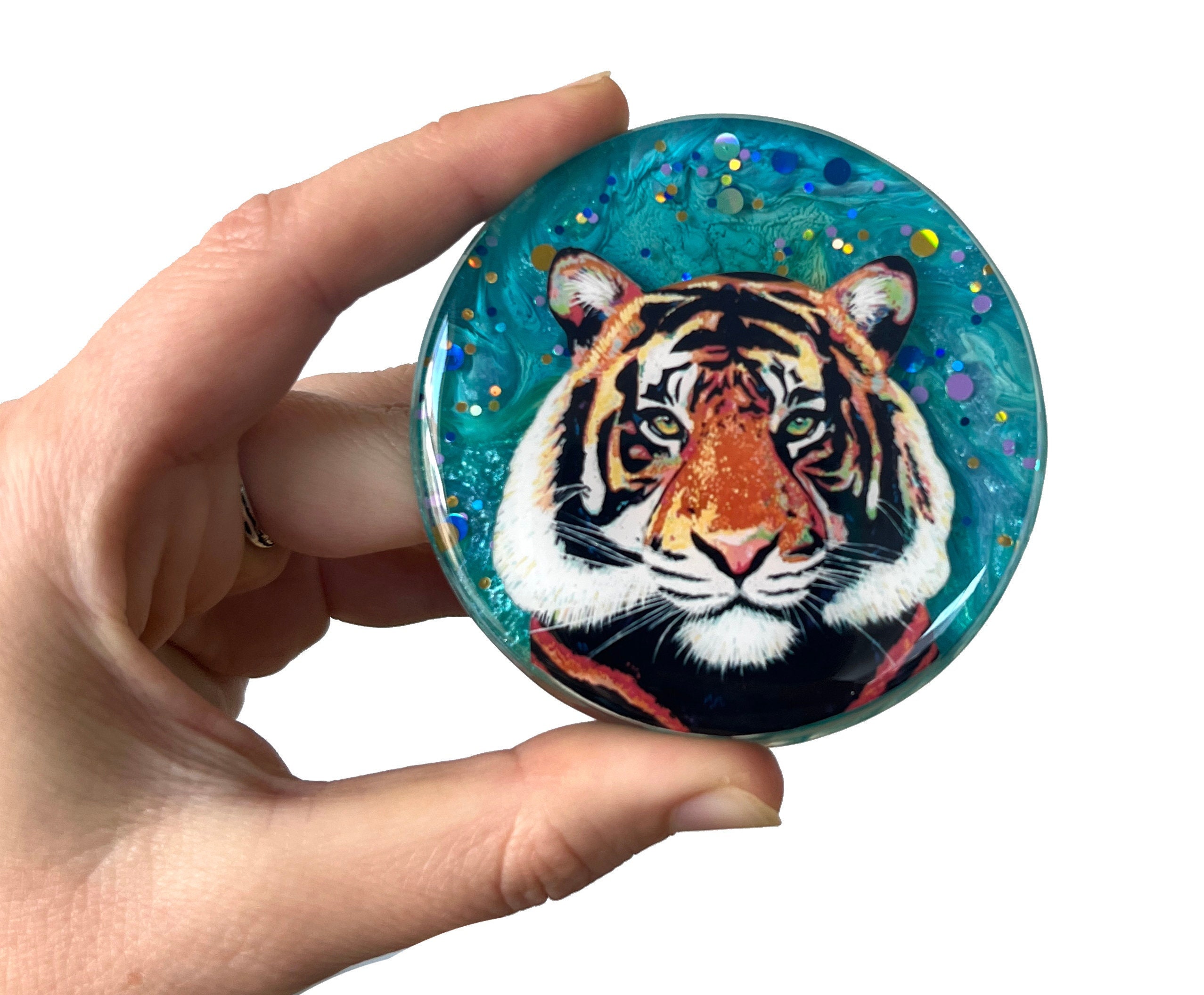 Tiger Magnet Colorful Animal Fridge Decor for Kids - Etsy