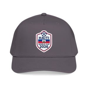 Gorra de béisbol con parche de la Copa Mundial de Haití 2026