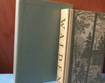 Walden or Life in the Woods by Henry David Thoreau Heritage press 1939
