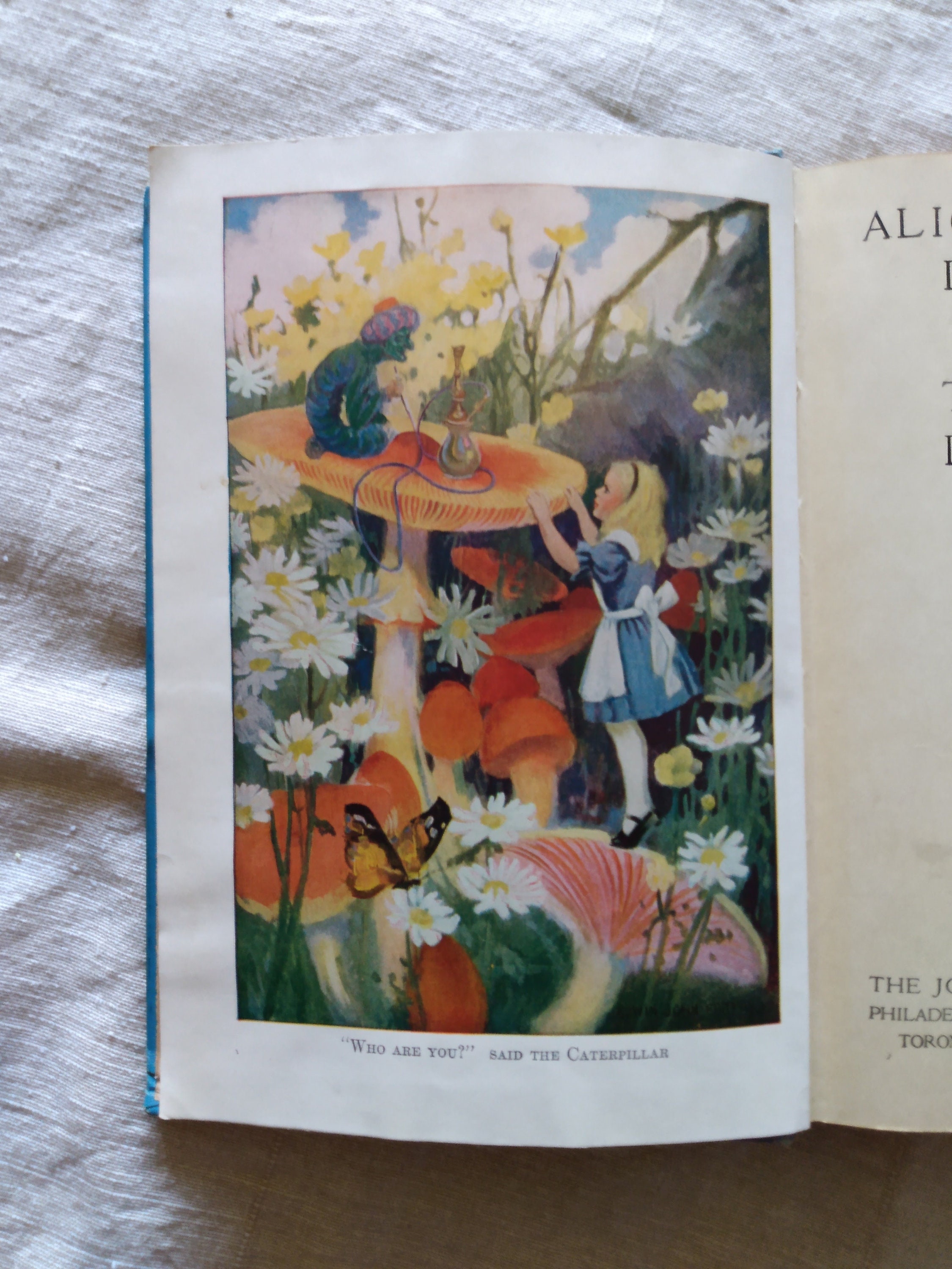 Alice & Caterpillar. John Tenniel Vintage Buckle & 1.5 Belt