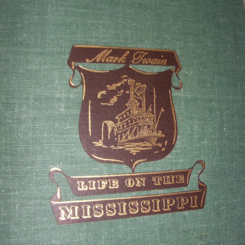 1950s Life on the Mississippi by Mark Twain illustrated by Thomas Hart Benton. Heritage press, in protective sleeve. image 5