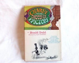 1964 Charlie and the Chocolate Factory First Edition HC Book W