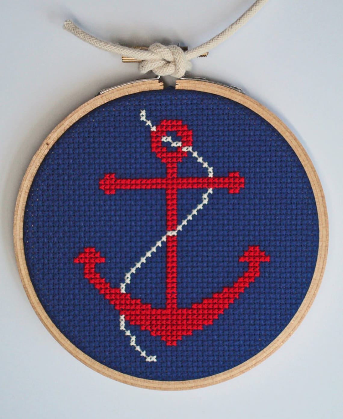 Anchor Cross Stitch PATTERN Nautical Embroidery - Etsy UK