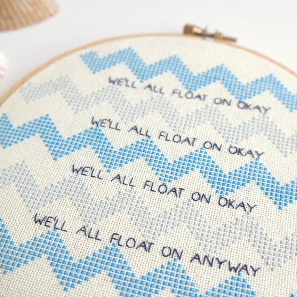 Float On cross stitch