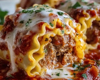 Das beste Rezept für Mini-Lasagne-Röllchen | Italienische Pasta-Portionen | Einfaches Abendessen zum Vorbereiten (PDF) | Gefriergeeignetes Wohlfühlgericht