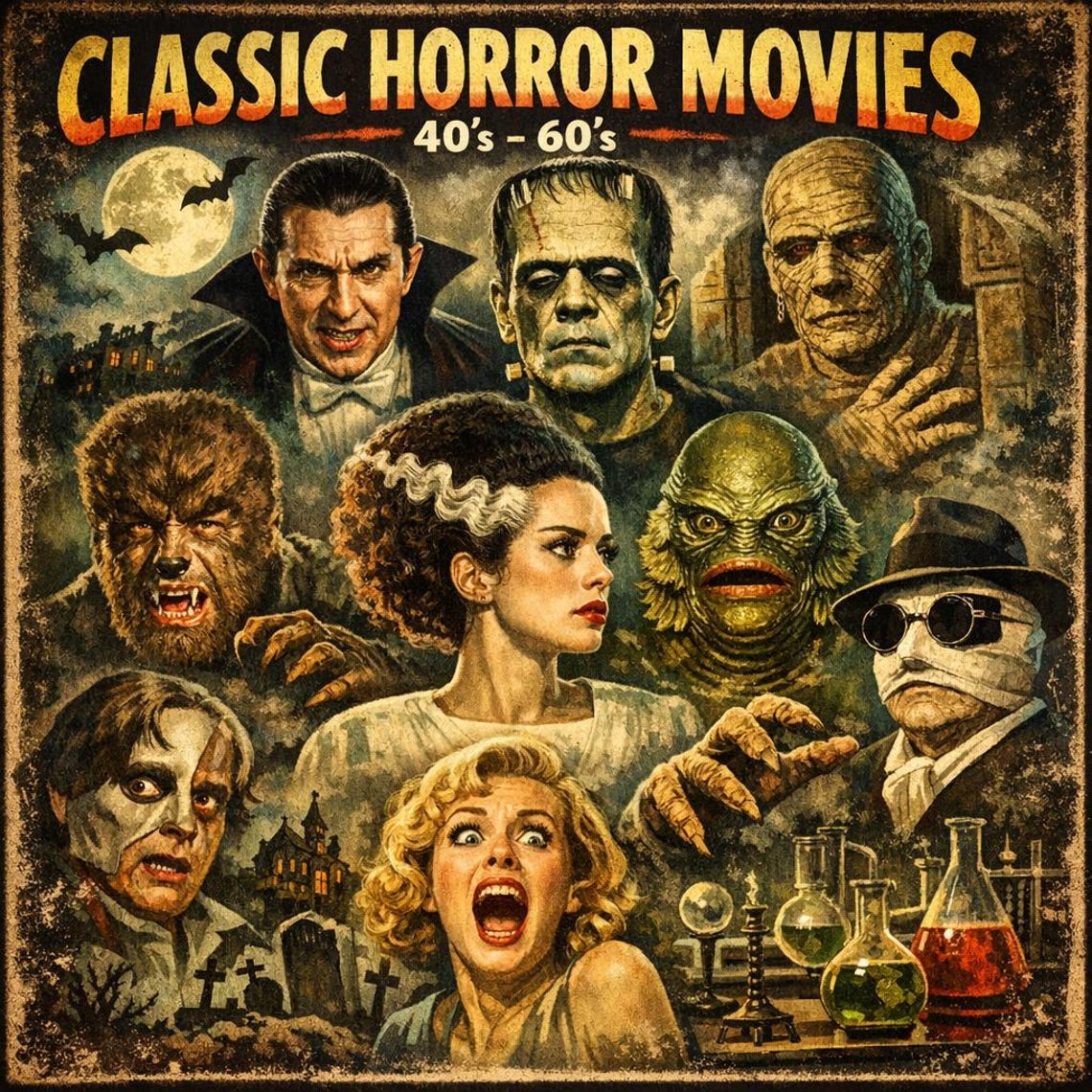 Horroros Horror Movies a Great Collection - Etsy