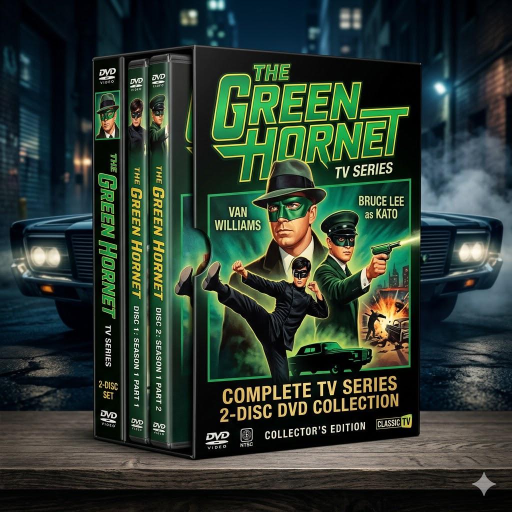 The Green Hornet - Complete TV Series - 2 DVD Box Set - Etsy