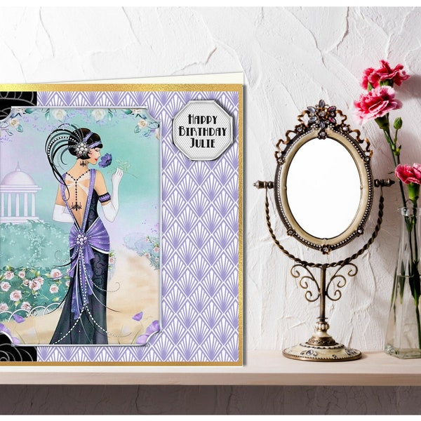Art Deco Birthday Etsy