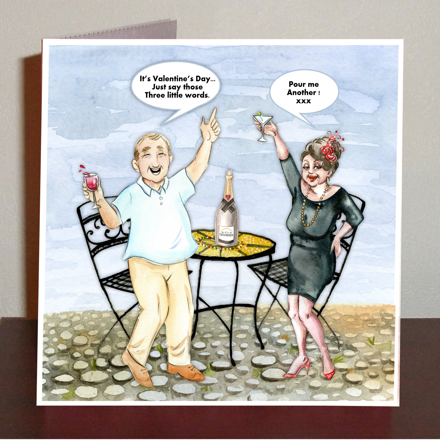 Funny Anniversary Card With Older Couple Celebrating3d - Etsy Hong Kong Funny Anniversary Card With Older Couple Celebrating3d - Etsy Hong Kong