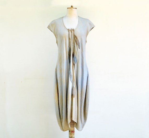 Unique European Linen Bauble Dress Ombre M Size Hemp Flax | Etsy