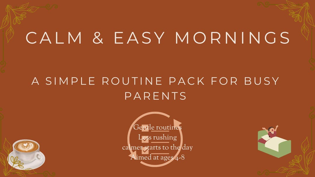 Calm and Easy Morning Routine - Etsy