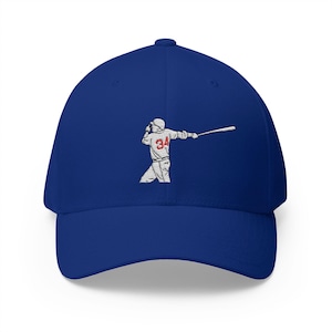 David Ortiz Embroidered Cap | Boston Red Sox Big Papi Swing Retro Hat