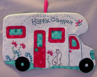 Class C Happy Camper Mug Rug