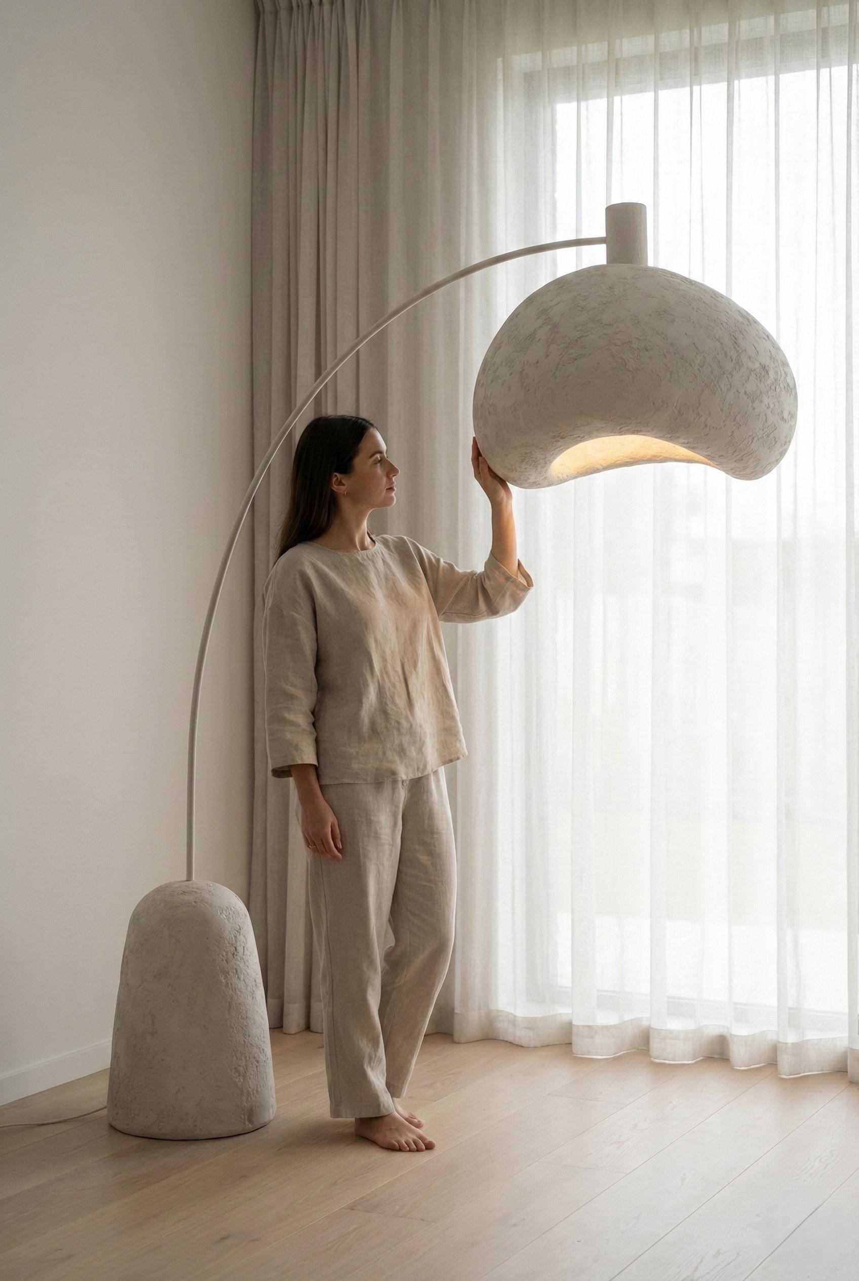 Arc floor lamp - Etsy 日本