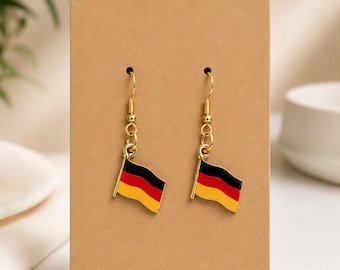 World Cup 2026 | Germany Flag Earrings Fan Gift Game Day Jewelry