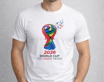 2026 WM Fußball-T-Shirt – USA Kanada Mexiko Fan Tee