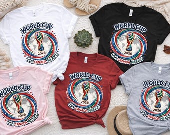 WM 2026 Shirt USA Kanada Mexiko Fußball T-Shirt Unisex Fan T-Shirt