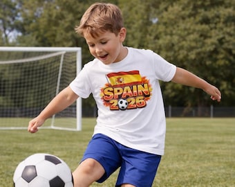 Spanien Fußball Fan T-Shirt 2026 WM Tee - Football Game Day Bekleidung