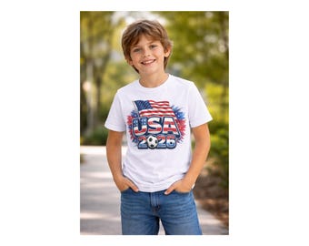 USA Fußball Fan T-Shirt 2026 WM T-Shirt, American Football Spieltag Shirt