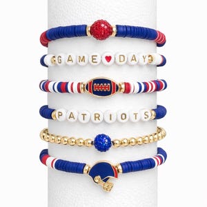 Pulsera inspirada en el fútbol americano, joyería para aficionados, regalo para el día del partido, accesorios para fiestas previas al partido.