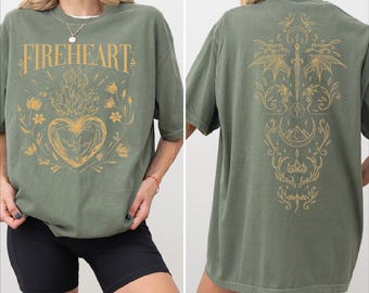 Fireheart Queen Aelin Comfort Colors Shirt, SJM Fan Tee,  Bookish Gift CSP189