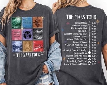 Comfort Colors Maas Tour Shirt, Court of Thorns And Roses Acotar Tee, Reader Gift CSP147