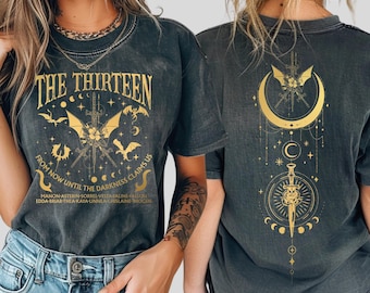The Thirteen Throne Of Glass Shirt, Two-Sided Printed SJM Fan Tee CSP109