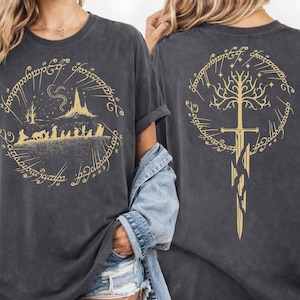 Comfort Colors Fantasy Book Lover Shirt – LOTR Fan Tee,  Bookworm Gift CSP188