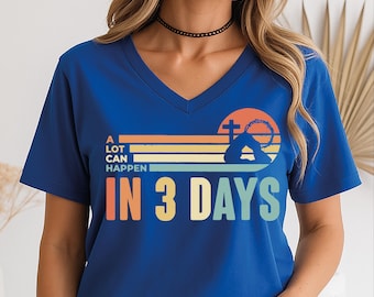 A Lot Can Happens In 3 Days Racerback Tank Top, Jesus Vneck Shirt, Christian Gift CSP043