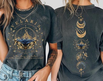 Comfort Colors Velaris Shirt,  Sarah J Maas Merch Tee CSP015