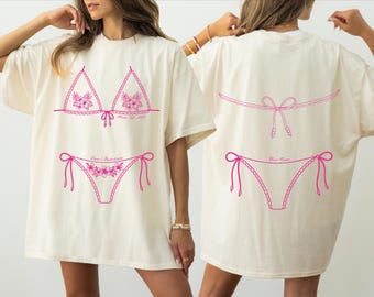 Comfort Colors Coastal Bachelorette Shirt,  Beach and Bikini Party Tee CSP276