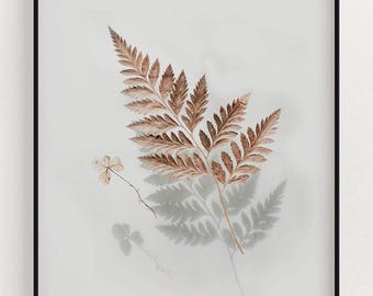 Poster met twee bladeren